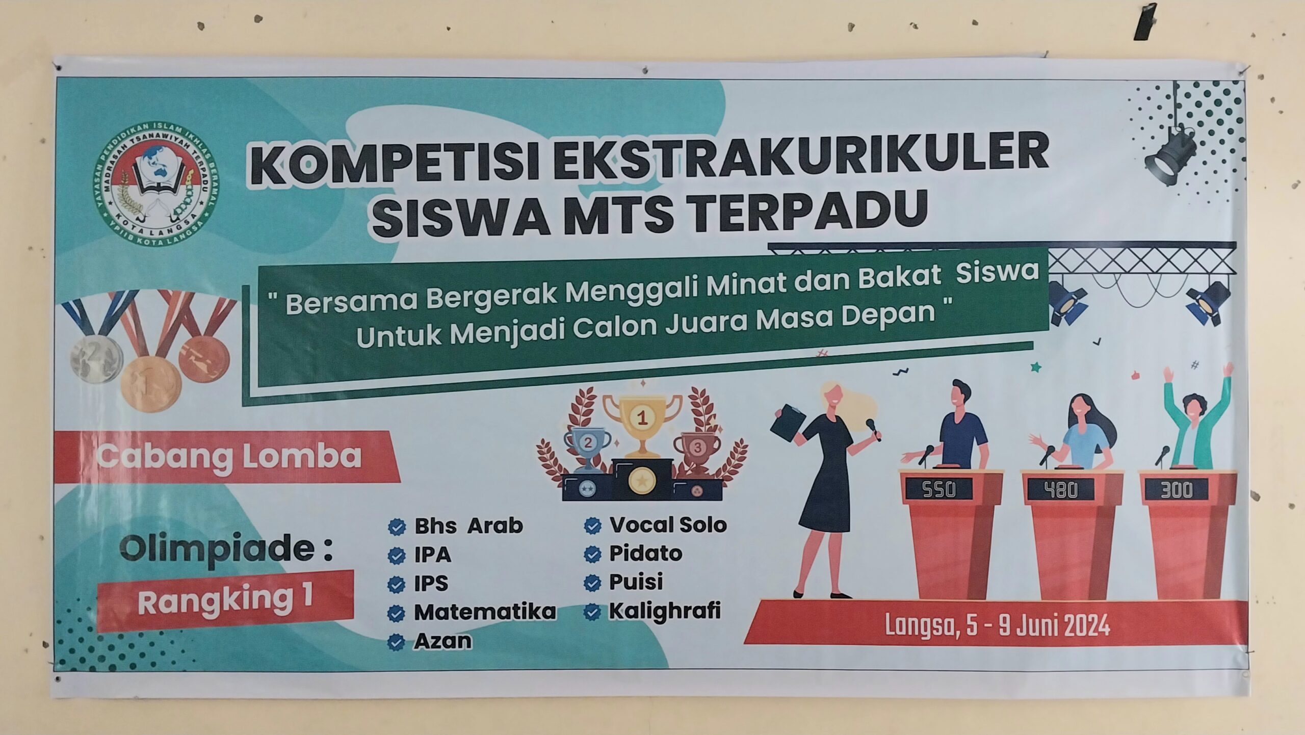 MTs Terpadu Adakan 10 Cabang Lomba Ekstrakurikuler