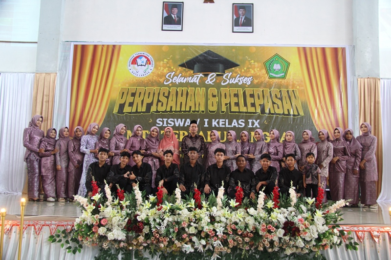 Perpisahan dan Pelepasan siswa MTs Terpadu Langsa