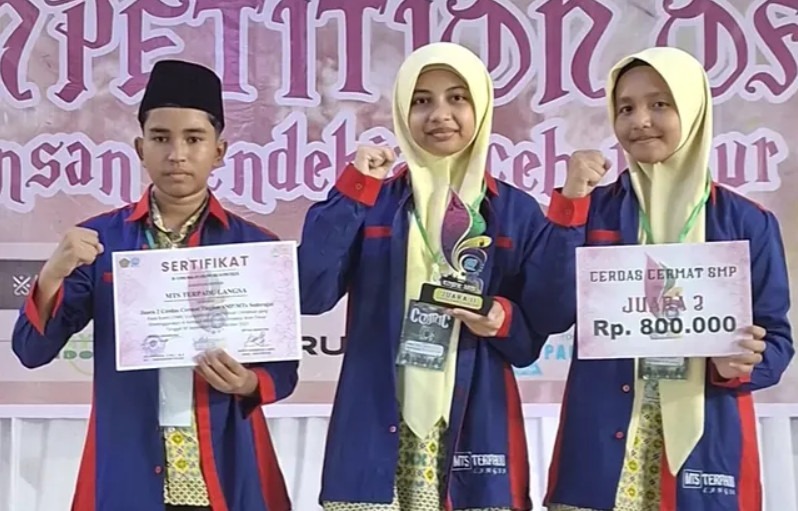 MTs Terpadu Langsa Juara Dua COMIC 2025
